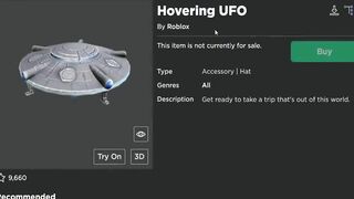 FREE ACCESSORY! HOW TO GET Hovering UFO! (ROBLOX PRIME GAMING)