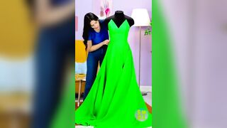 We make an amazing magic dress! || COOL green screen TikTok IDEAS #shorts
