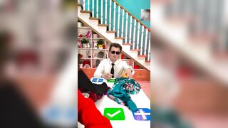 PLAYING POPIT TikTok FIDGET TRADING GAME || Playing with a tired businessman #shorts