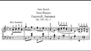 Amy Beach: Farewell Summer, Op.102/1