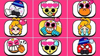 Brawlentines Skin Pins | Brawl Stars