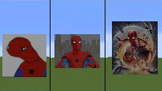 Minecraft: Which SPIDER-MAN looked the best? ???? #Shorts
