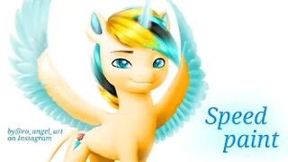 Gift for a great artist from Instagram || Mlp G4 || G5 || Speed paint || By Lost Angel