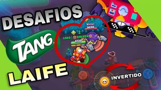 VENCER COM CONTROLE INVERTIDO?!|DESAFIOS MAIS IMPOSSÍVEIS!!!#3 ou quase (꒪⌓꒪)- Brawl Stars