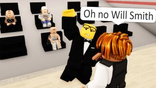 Will Smith SLAPS Chris  Bacon ????????  version ROBLOX Brookhaven ????RP - FUNNY MOMENTS