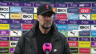 Manchester City 2-2 Liverpool | Jurgen Klopp Post Match Interview | seven games to go we will try