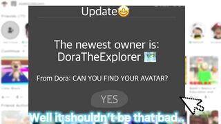 If DORA owns ROBLOX???????? ????????