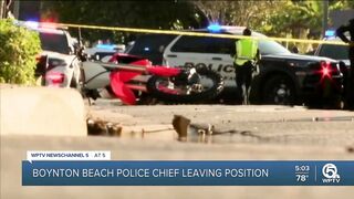 Boynton Beach police chief announces resignation