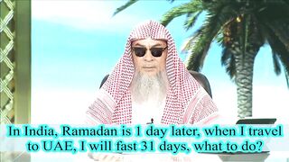 In India Ramadan is 1 day later, when I travel to UAE, I will fast 31 days, what to do?