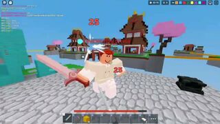 Auto clicker be like... (Roblox Bedwars)