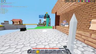 Auto clicker be like... (Roblox Bedwars)
