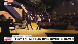 Prince Harry and Meghan Markle open Invictus Games