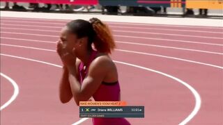 Briana Williams shocks with windy 10.91 at USATF Golden Games | Continental Tour Gold