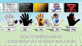 Showcasing your fan-made gloves! (Part 12) | Roblox Slap Battles