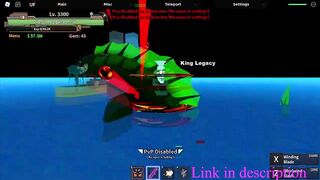 ROBLOX King Legacy SCRIPT MUITO OP!