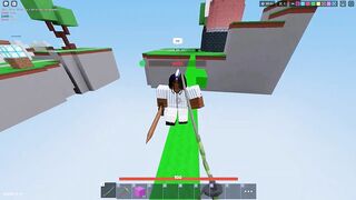 Dominating server to server using yuzi kit ( part 2 ) in roblox bedwars