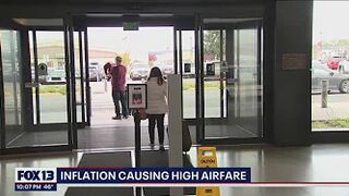 Inflation causing high airfare ahead of summer travel season | FOX 13 Seattle