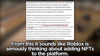 Roblox is adding NFTs?