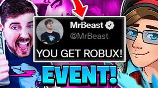 MrBeast NOW HAS A ROBLOX EVENT!.. (FREE ROBUX!?)