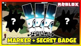 NEW MARKER + SECRET BADGE LEAKS in FIND THE MARKERS || Roblox