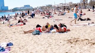 Spain best beaches ????????????️Barcelona beach walk/2022