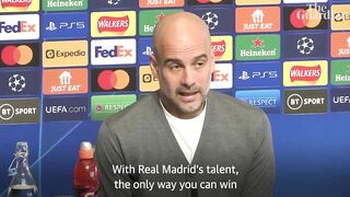 Pep Guardiola: Manchester City need 'two exceptional games' to beat Real Madrid