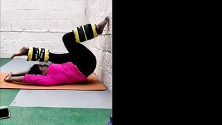 Flat stomach work out Msc yoga therapist