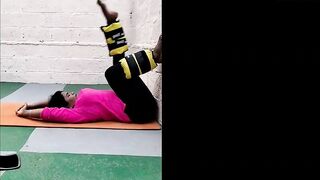 Flat stomach work out Msc yoga therapist