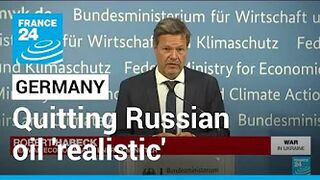 Germany says quitting Russian oil 'realistic' but gas a bigger challenge • FRANCE 24 English