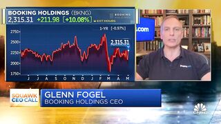 Booking Holdings CEO Glenn Fogel breaks down earnings, travel demand outlook