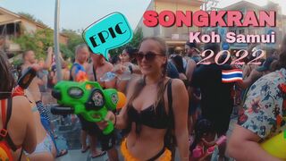 SONGKRAN in Koh Samui 2022 | THAILAND TRAVEL