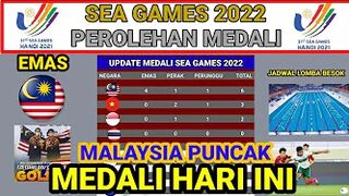 Perolehan Medali Sea games 2022 Hari Ini - Klasemen Perolehan Medali Sea Games 2022 Hari ini | 9 Mei