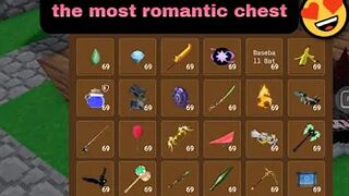 the most romantic chest in roblox bedwars ❤❤