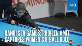 Hanoi SEA Games: Rubilen Amit captures women's 9-ball gold