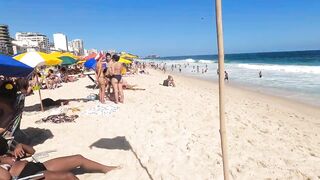 ????????Rio de Janeiro İPANEMA Beach Best Travel BRAZİL (4K)