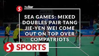 SEA Games: Mixed doubles pair Tang Jie-Yen Wei come out on top over compatriots