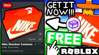 FREE ACCESSORY! HOW TO GET Nike Shoebox Costume! (ROBLOX NIKELAND EVENT)