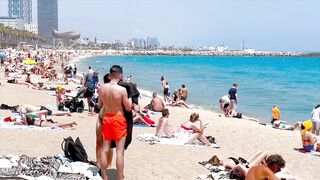 Barcelona beach walk 2022 / beach Barceloneta ????️????????Spain best beaches