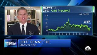 Back-to-office and travel categories are trending up, says Macy's CEO Jeff Gennette