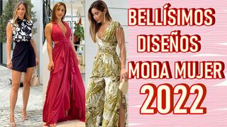 BELLÍSIMOS DISEÑOS EXCLUSIVOS DE ROPA #vestidos#shorts#moda #woman #tendencia2022#fashion #pasarela????