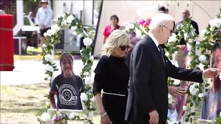 Pres. Biden and first lady travel to Uvalde to honor victims of shooting at Robb Elementary