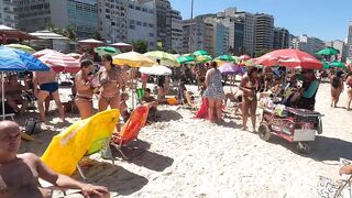 ????????Rio de Janeiro COPACABANA Beach Walk Tour BRAZİL