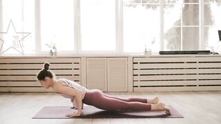 Yoga stretching exercise