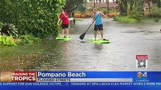 Flooded in Pompano Beach