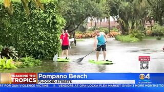 Flooded in Pompano Beach