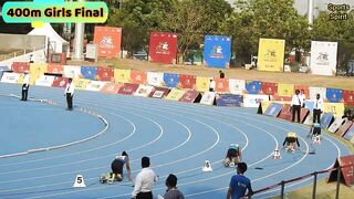 400m Girls Final Khelo India Youth Games Panchkula 2022