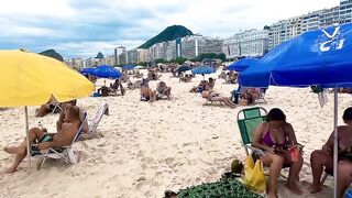 ????????Rio de Janeiro COPACABANA Beach Walk Tour BRAZİL