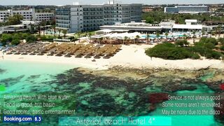Asterias Beach Hotel | Pros and Cons in 2 minutes | Ayia Napa Cyprus