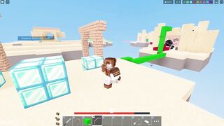 The most IMPOSSIBLE shot I have ever DONE using BOW!!, roblox bedwars