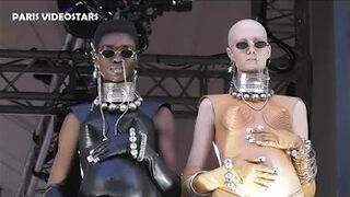 Models during the Jean Paul Gaultier by Olivier Rousteing Fashion Week show @ Paris 6 july 2022